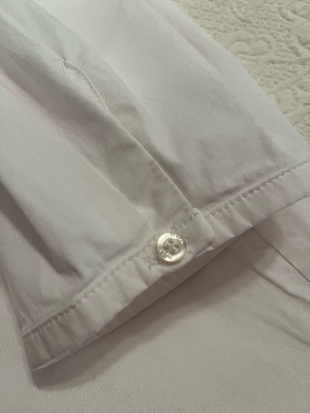 Off-Shoulder Cotton Ruffle Top - Picture 6 of 12